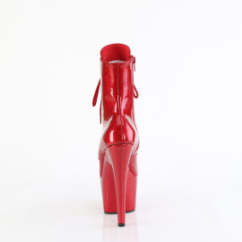 Pleaser ADORE-1020GP Stivaletti Con Plateau Vernice Glitter Rosso EU-42 / US-12