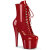 Pleaser ADORE-1020GP Stivaletti Con Plateau Vernice Glitter Rosso EU-42 / US-12