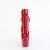 Pleaser ADORE-1020GP Stivaletti Con Plateau Vernice Glitter Rosso EU-42 / US-12