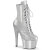 Pleaser ADORE-1020GP Stivaletti Con Plateau Vernice Glitter Argento EU-35 / US-5