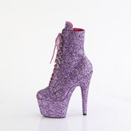 Pleaser ADORE-1020GWR Stivaletti Con Plateau Glitter Lavanda EU-36 / US-6