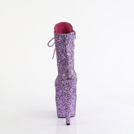 Pleaser ADORE-1020GWR Stivaletti Con Plateau Glitter Lavanda EU-36 / US-6