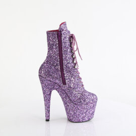 Pleaser ADORE-1020GWR Stivaletti Con Plateau Glitter Lavanda EU-36 / US-6