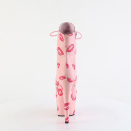Pleaser ADORE-1020KISSES Stivaletti Con Plateau Similpelle Rosa EU-38 / US-8