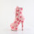 Pleaser ADORE-1020KISSES Stivaletti Con Plateau Similpelle Rosa EU-38 / US-8