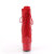 Pleaser ADORE-1020RM Stivaletti Con Plateau Similpelle Strass Rete Rosso EU-36 / US-6