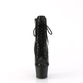 Pleaser ADORE-1020RS Stivaletti Con Plateau Strass Nero...