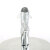 Pleaser ADORE-1020SQ-02 Stivaletti Con Plateau Cromato Holo Paillettes Argento EU-35 / US-5