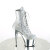 Pleaser ADORE-1020SQ-02 Stivaletti Con Plateau Cromato Holo Paillettes Argento EU-35 / US-5