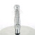 Pleaser ADORE-1020SQ-02 Stivaletti Con Plateau Cromato Holo Paillettes Argento EU-39 / US-9
