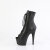 Pleaser ADORE-1021 Stivaletti Con Plateau in Pelle Nero EU-43 / US-13