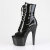 Pleaser ADORE-1021GP Stivaletti Con Plateau Vernice Glitter Nero EU-35 / US-5