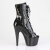 Pleaser ADORE-1021GP Stivaletti Con Plateau Vernice Glitter Nero EU-35 / US-5
