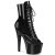 Pleaser ADORE-1021GP Stivaletti Con Plateau Vernice Glitter Nero EU-40 / US-10