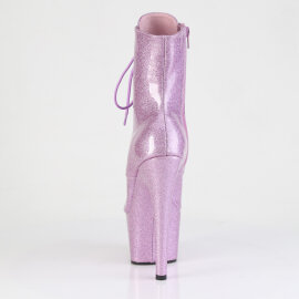 Pleaser ADORE-1021GP Stivaletti Con Plateau Vernice Glitter Helles Viola EU-37 / US-7