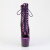 Pleaser ADORE-1021GP Stivaletti Con Plateau Vernice Glitter Dunkles Viola EU-37 / US-7