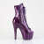 Pleaser ADORE-1021GP Stivaletti Con Plateau Vernice Glitter Dunkles Viola EU-37 / US-7
