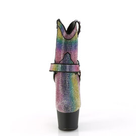 Pleaser ADORE-1029RS Stivaletti Con Plateau Strass...