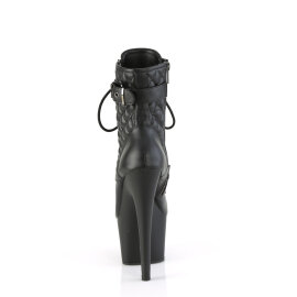 Pleaser ADORE-1033 Stivaletti Con Plateau Similpelle Nero EU-35 / US-5