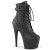 Pleaser ADORE-1033 Stivaletti Con Plateau Similpelle Nero EU-35 / US-5