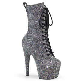Pleaser ADORE-1040GR Stivaletti Con Plateau Cromato Holo...
