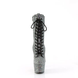 Pleaser ADORE-1040GR Stivaletti Con Plateau Cromato Holo...
