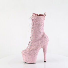Pleaser ADORE-1040GR Stivaletti Con Plateau Fumo Rosa EU-42 / US-12