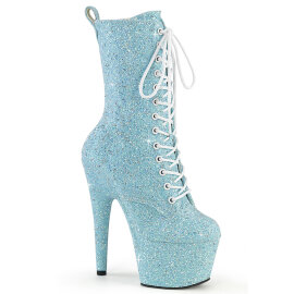 Pleaser ADORE-1040GR Stivaletti Con Plateau Glitter...