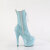 Pleaser ADORE-1040GR Stivaletti Con Plateau Glitter Strass Blu EU-41 / US-11