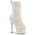 Pleaser ADORE-1040GR Stivaletti Con Plateau Glitter Strass Beige EU-35 / US-5