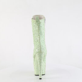 Pleaser ADORE-1040GR Stivaletti Con Plateau Glitter Strass Verde EU-41 / US-11