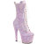 Pleaser ADORE-1040IG Stivaletti Con Plateau Glitter Viola EU-40 / US-10