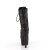 Pleaser ADORE-1040SPF Stivaletti Con Plateau in Tessuto Pitonato Nero EU-36 / US-6