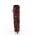 Pleaser ADORE-1040SPF Stivaletti Con Plateau in Tessuto Metallizzato Pitonato Rosso EU-35 / US-5