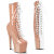Pleaser ADORE-1040TT Stivaletti Con Plateau Vernice Bianco Beige EU-41 / US-11