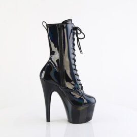 Pleaser ADORE-1040WR-HG Stivaletti Con Plateau Vernice Holo Nero EU-41 / US-11