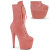 Pleaser ADORE-1045VEL Stivaletti Con Plateau Velluto Rosa EU-37 / US-7