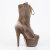 Pleaser ADORE-1045VEL Stivaletti Con Plateau Velluto Verde Marrone EU-36 / US-6