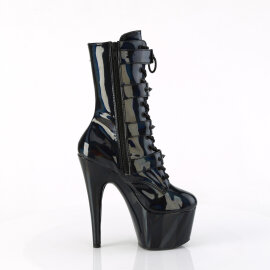 Pleaser ADORE-1046 Stivaletti Con Plateau Vernice Holo Nero EU-37 / US-7