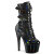 Pleaser ADORE-1046 Stivaletti Con Plateau Vernice Holo Nero EU-41 / US-11