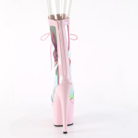 Pleaser ADORE-1047 Stivaletti Con Plateau Vernice Holo Rosa EU-41 / US-11