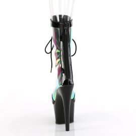Pleaser ADORE-1047 Stivaletti Con Plateau Vernice Holo Nero EU-37 / US-7