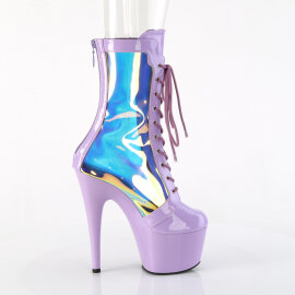 Pleaser ADORE-1047 Stivaletti Con Plateau Vernice Holo Lila EU-35 / US-5