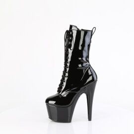 Pleaser ADORE-1049WR Stivaletti Con Plateau Vernice Nero EU-39 / US-9