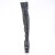 Pleaser ADORE-3017 Stivali Sopra Il Ginocchio Con Plateau Pitonato Nero EU-40 / US-10