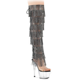 Pleaser ADORE-3019C-RSF Stivali Sopra Il Ginocchio Con...
