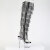 Pleaser ADORE-3019C-RSF Stivali Sopra Il Ginocchio Con Plateau Trasparente Trasparente Strass Nero EU-36 / US-6