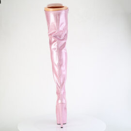 Pleaser ADORE-3020GP Stivali Sopra Il Ginocchio Con Plateau Vernice Glitter Rosa EU-35 / US-5
