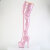 Pleaser ADORE-3020GP Stivali Sopra Il Ginocchio Con Plateau Vernice Glitter Rosa EU-35 / US-5