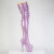 Pleaser ADORE-3020GP Stivali Sopra Il Ginocchio Con Plateau Vernice Glitter Viola EU-36 / US-6